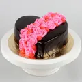 Melting Chocolate Heart Cake