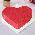 Red Velvet Heart Shape Cake