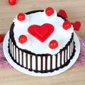 Romantic Black Forest Cake