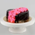 Melting Chocolate Heart Cake