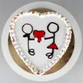 Hearty Proposal Cake