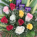 Magical roses with Chocolates