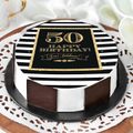 50th Birthday Celabration Photo Cake