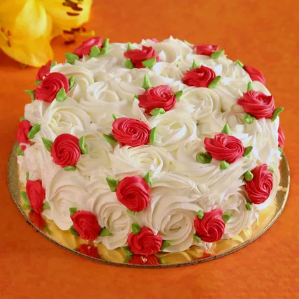 Cake Full Of Roses Cake
