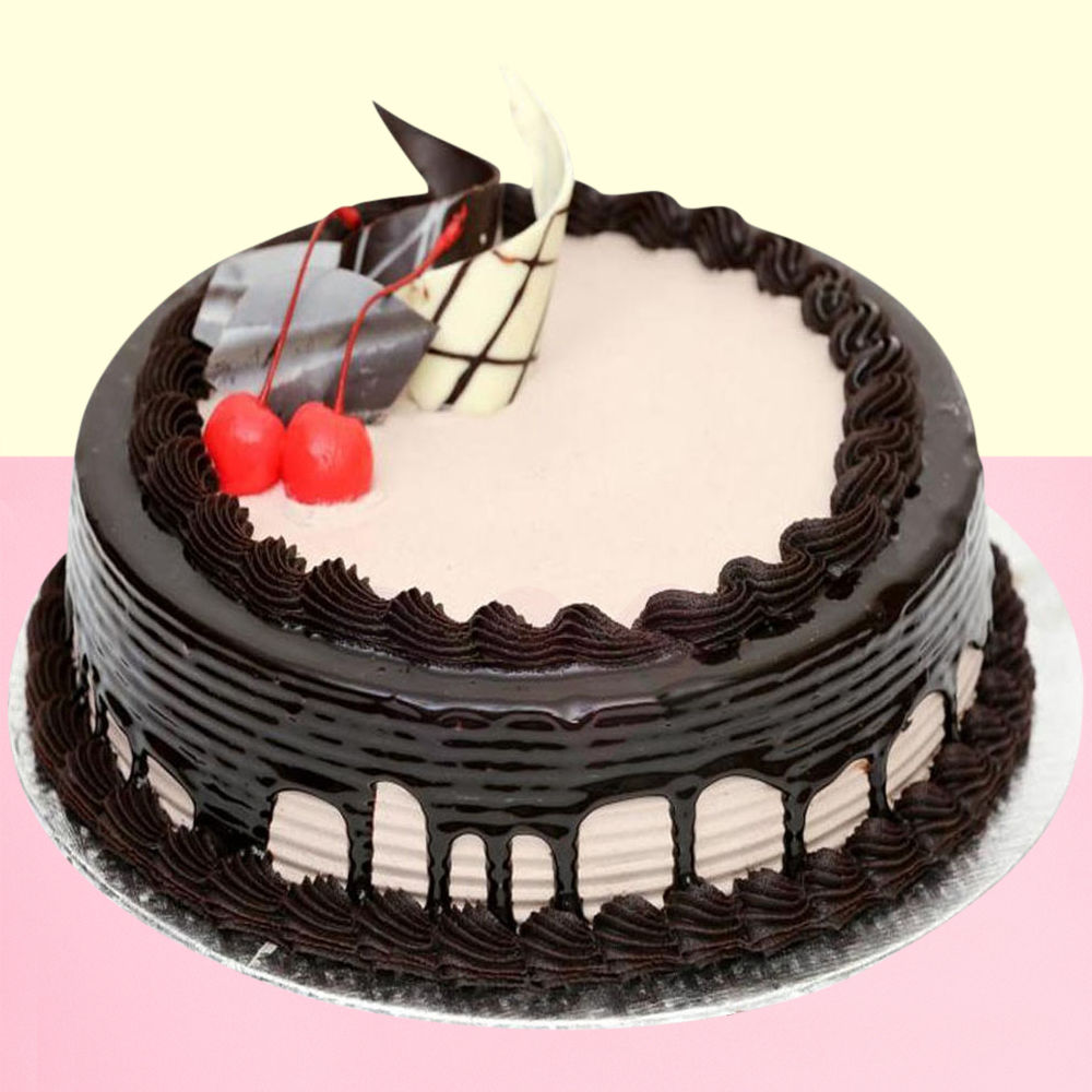 Choco Vanilla Celebration Cake